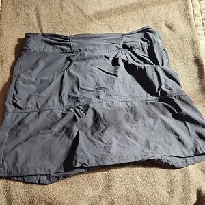 Athleta Charcoal Skirt with Shorts